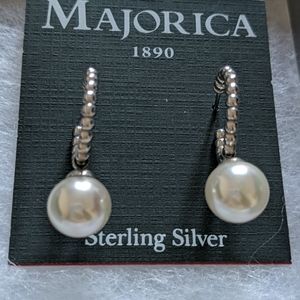 Pearl Earrings Majorica Made in Spain